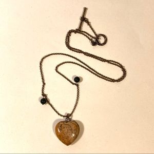 Stone Heart Necklace